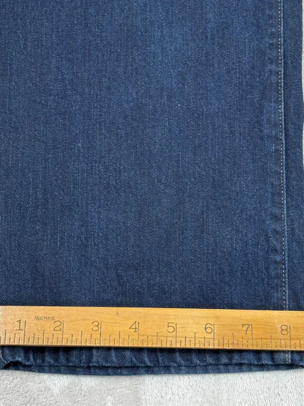 LL Bean Comfort Fit Straight Leg Dark Wash Jeans Mens 36x34 Casual Work